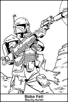 coloriage boba fett star wars